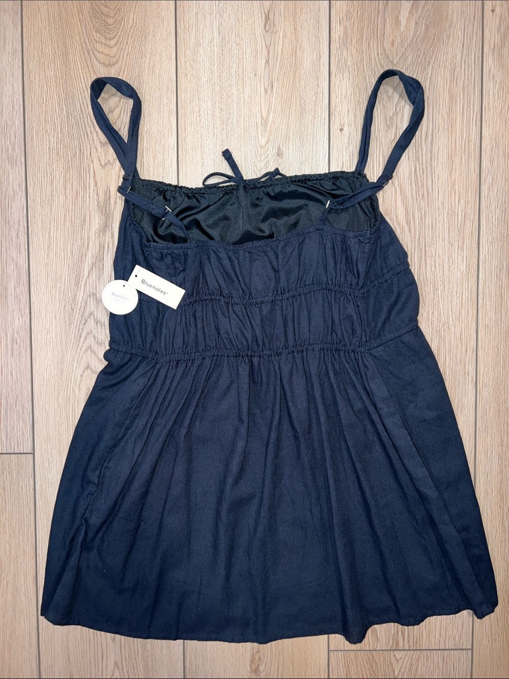 Bluenotes Black Tie-Front Mini Dress - Picture 7 of 16